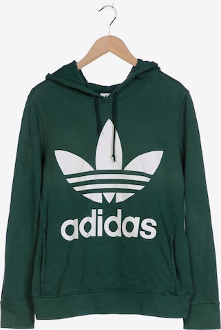 ADIDAS ORIGINALS Kapuzenpullover M in Grün: predná strana