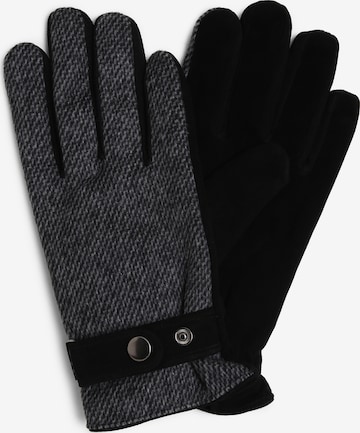 Andrew James Full Finger Gloves ' ' in Grey: front
