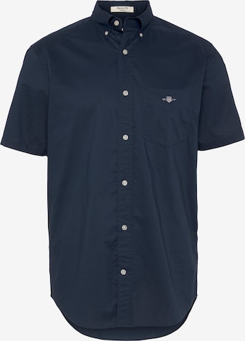 Coupe regular Chemise GANT en bleu : devant