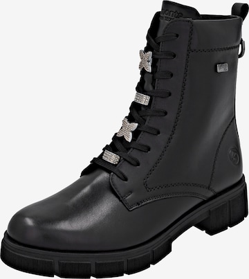 Bottines à lacets REMONTE en noir : devant