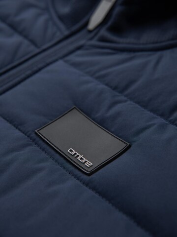 Ombre Jacke in Blau