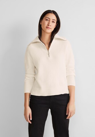 STREET ONE Sweater in Beige: front