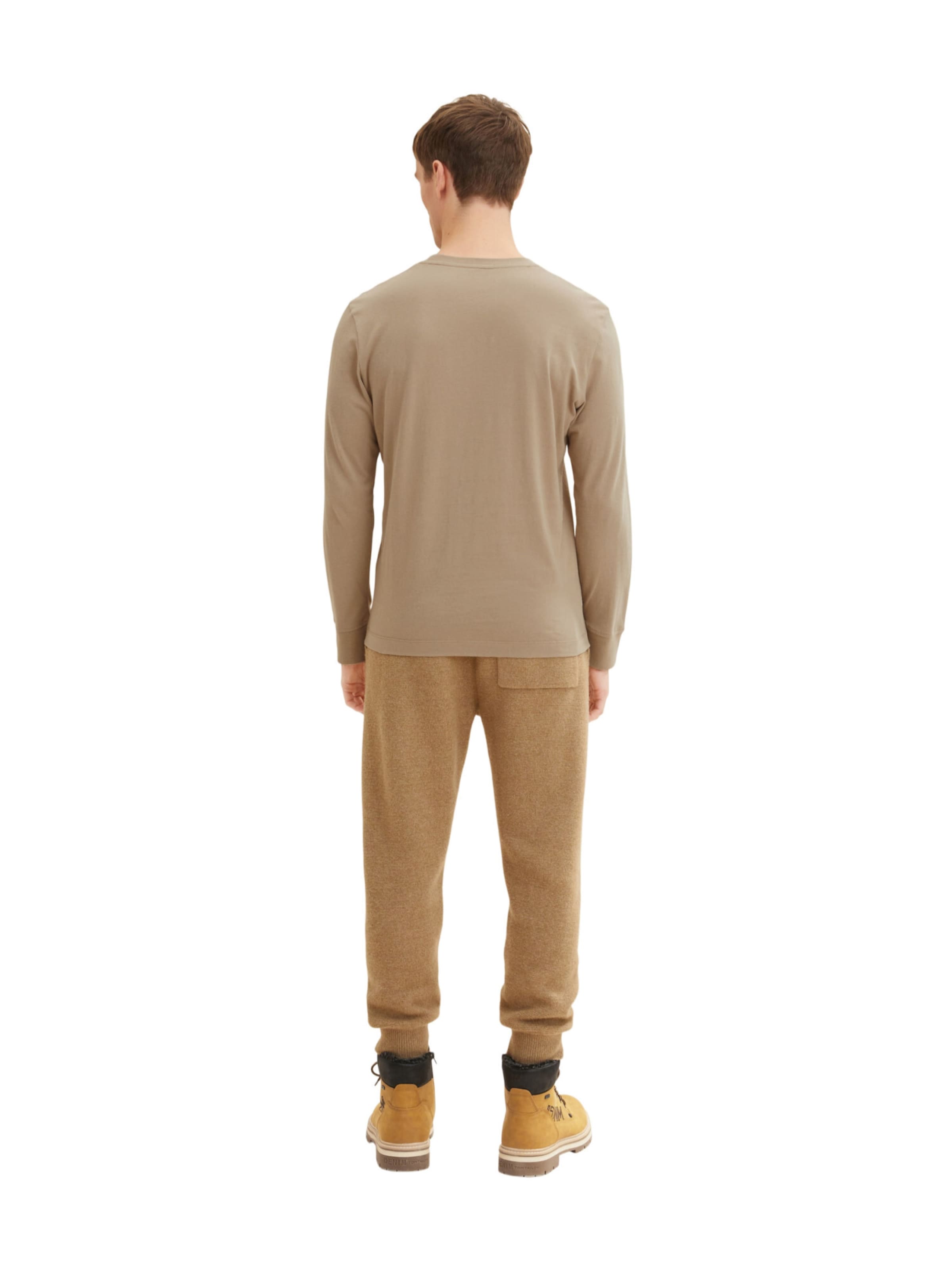 TOM TAILOR Longsleeve in Beige