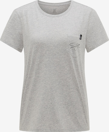 T-shirt fonctionnel 'Mirth' Haglöfs en gris : devant