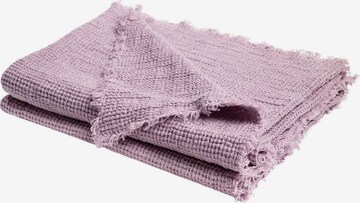 ZOEPPRITZ Blankets 'Honeybee' in Purple: front