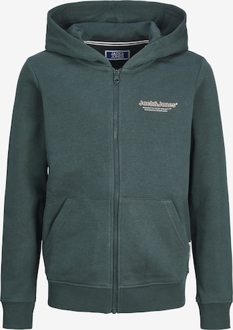 Veste de survêtement 'Lakewood' Jack & Jones Junior en vert : devant