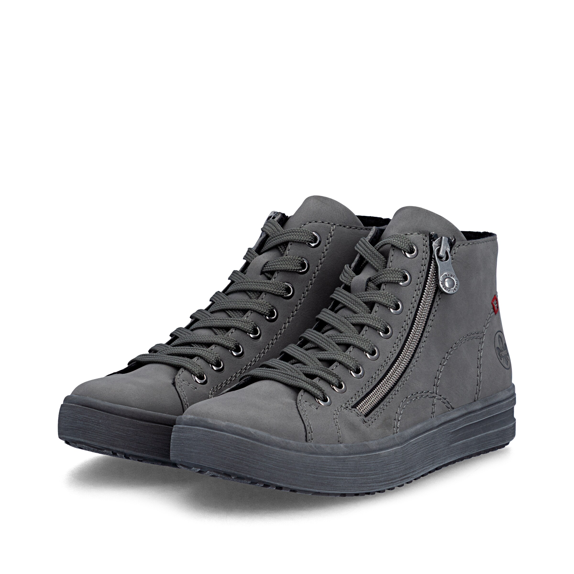 Baskets hautes Rieker en gris