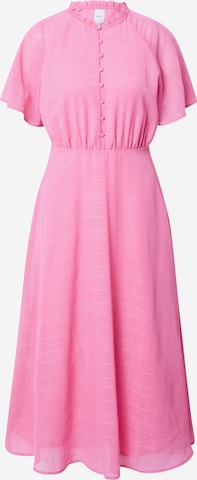 ICHI Shirt Dress in Pink: front