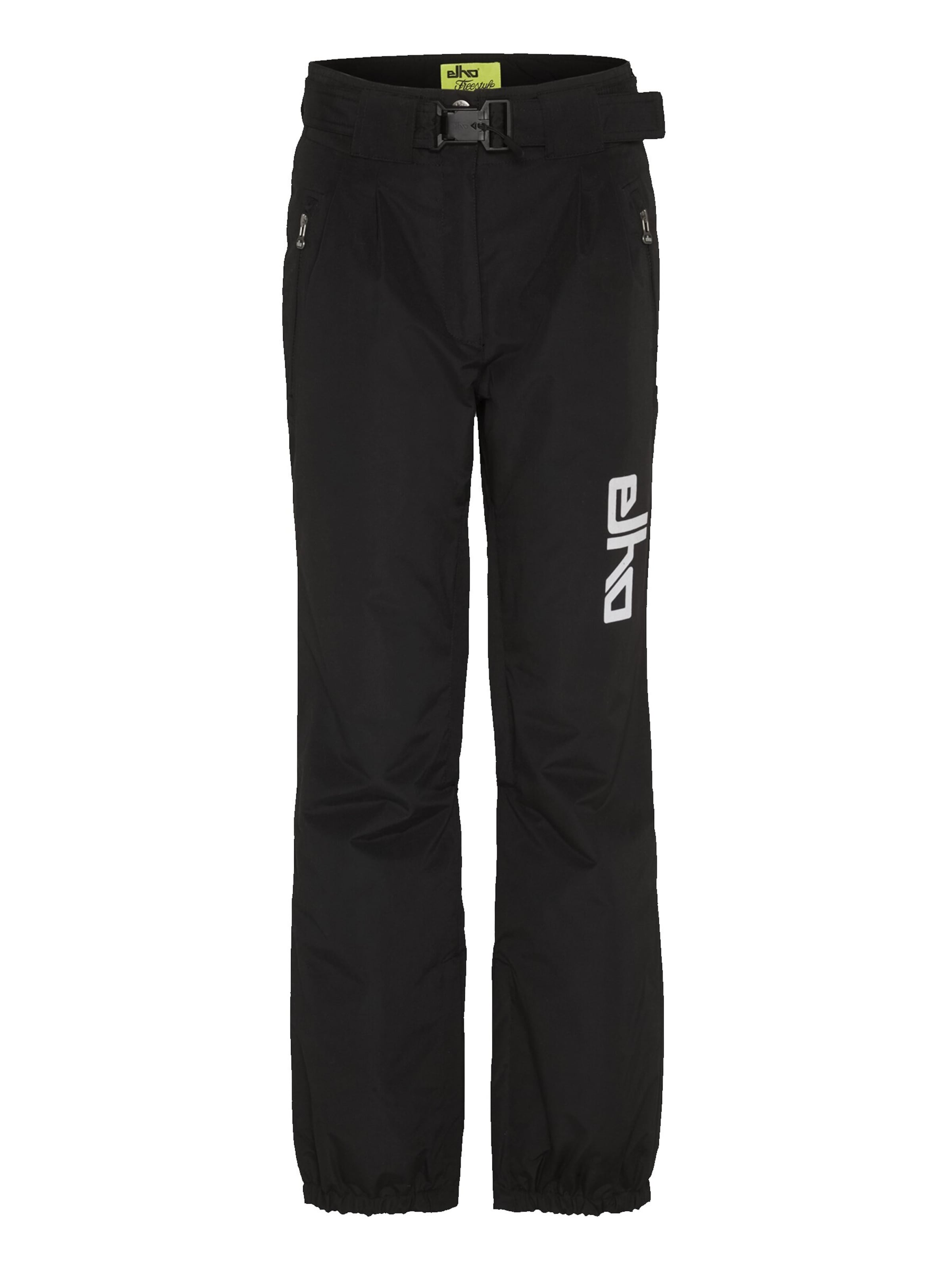 Effilé Pantalon outdoor 'ENGADIN 89' elho en noir : devant