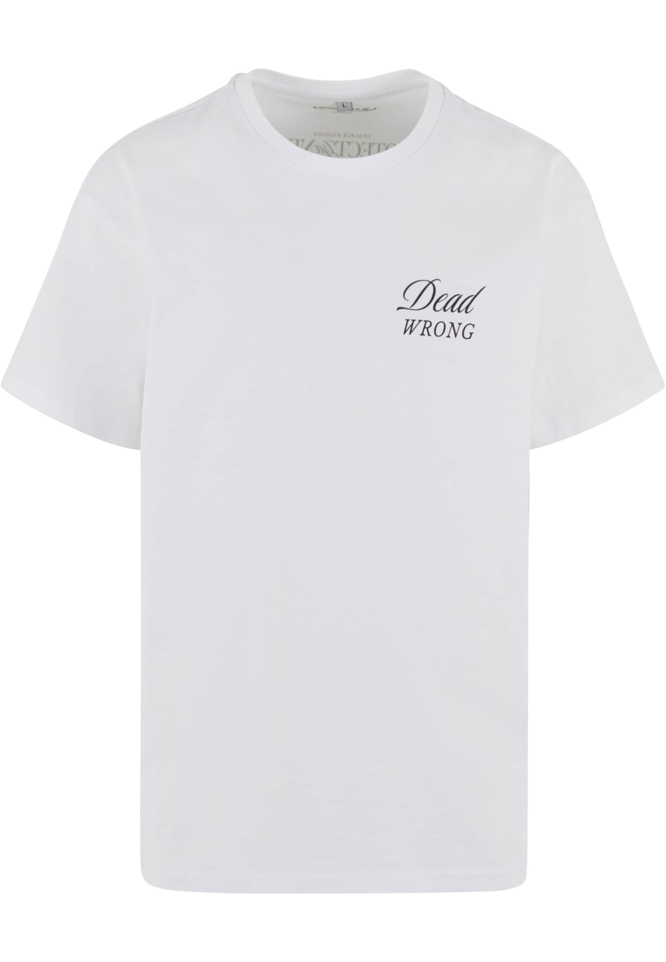 MT Upscale Shirt 'Dangerous Grounds' in White: front