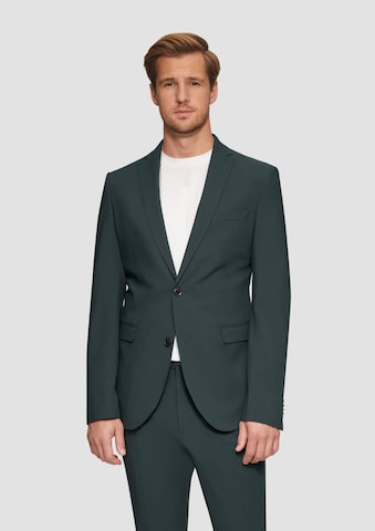 s.Oliver BLACK LABEL Слим Пиджак в Зеленый: спереди