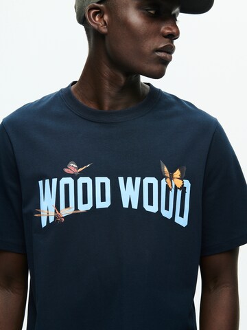 WOOD WOOD - Camiseta 'WWBobby' en azul