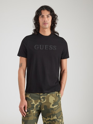 Maglia funzionale 'PRAT' di GUESS in nero: frontale