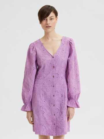 SELECTED FEMME Sukienka 'Nally' w kolorze fioletowy: przód