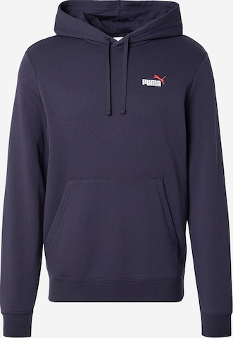 PUMA Športna majica 'ESS No. 1' | modra barva: sprednja stran