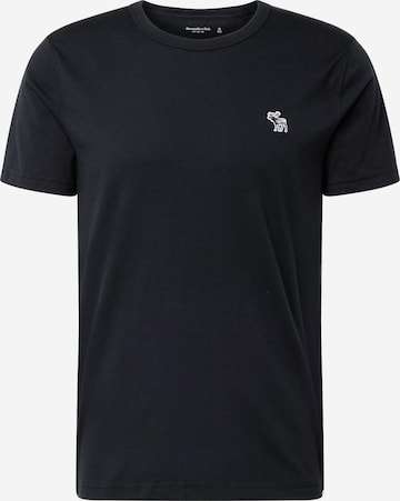 T-Shirt Abercrombie & Fitch en noir : devant