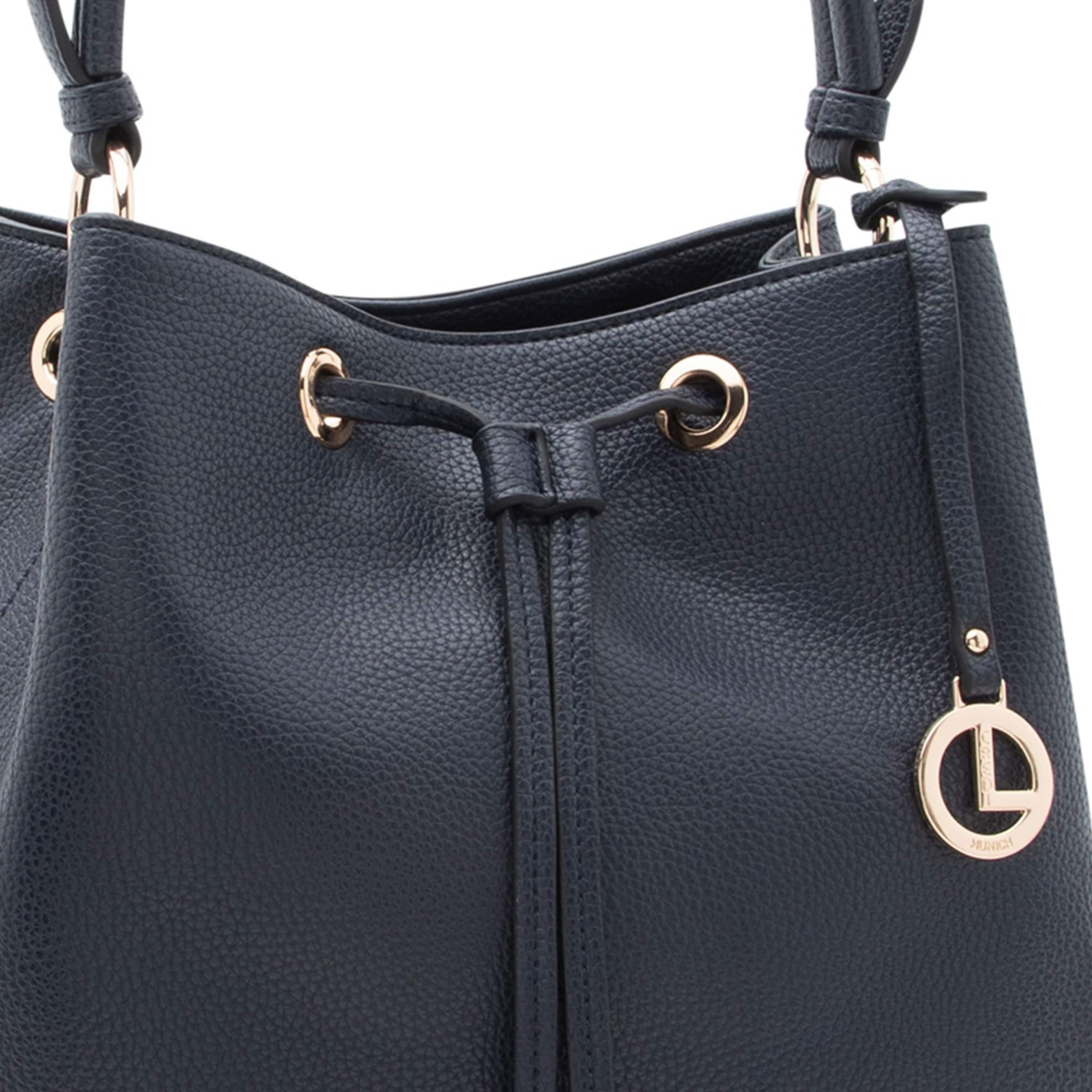 L.CREDI Pouch 'Ebony' in Blue