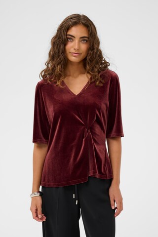 CULTURE Blouse 'CUZoe' in Rood: voorkant