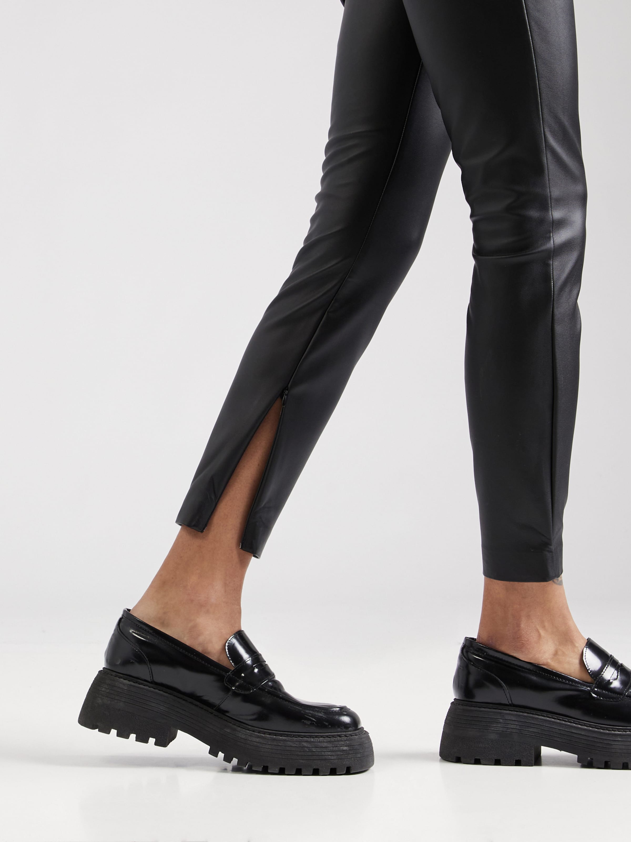 Pantalon cuir femme ikks hotsell