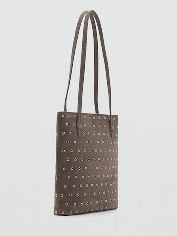 MANGO Shopper táska 'ARIES' - barna
