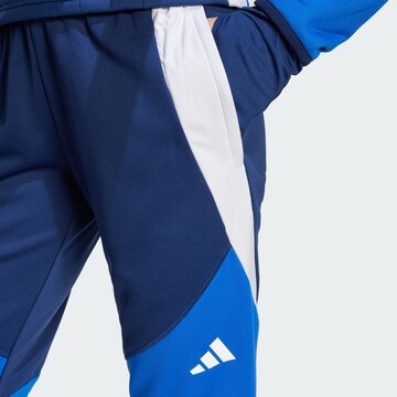 ADIDAS PERFORMANCE Tapered Sporthose 'Tiro 24 Competition' in Blau