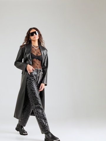 Karl Lagerfeld Široke hlačnice Kavbojke | siva barva