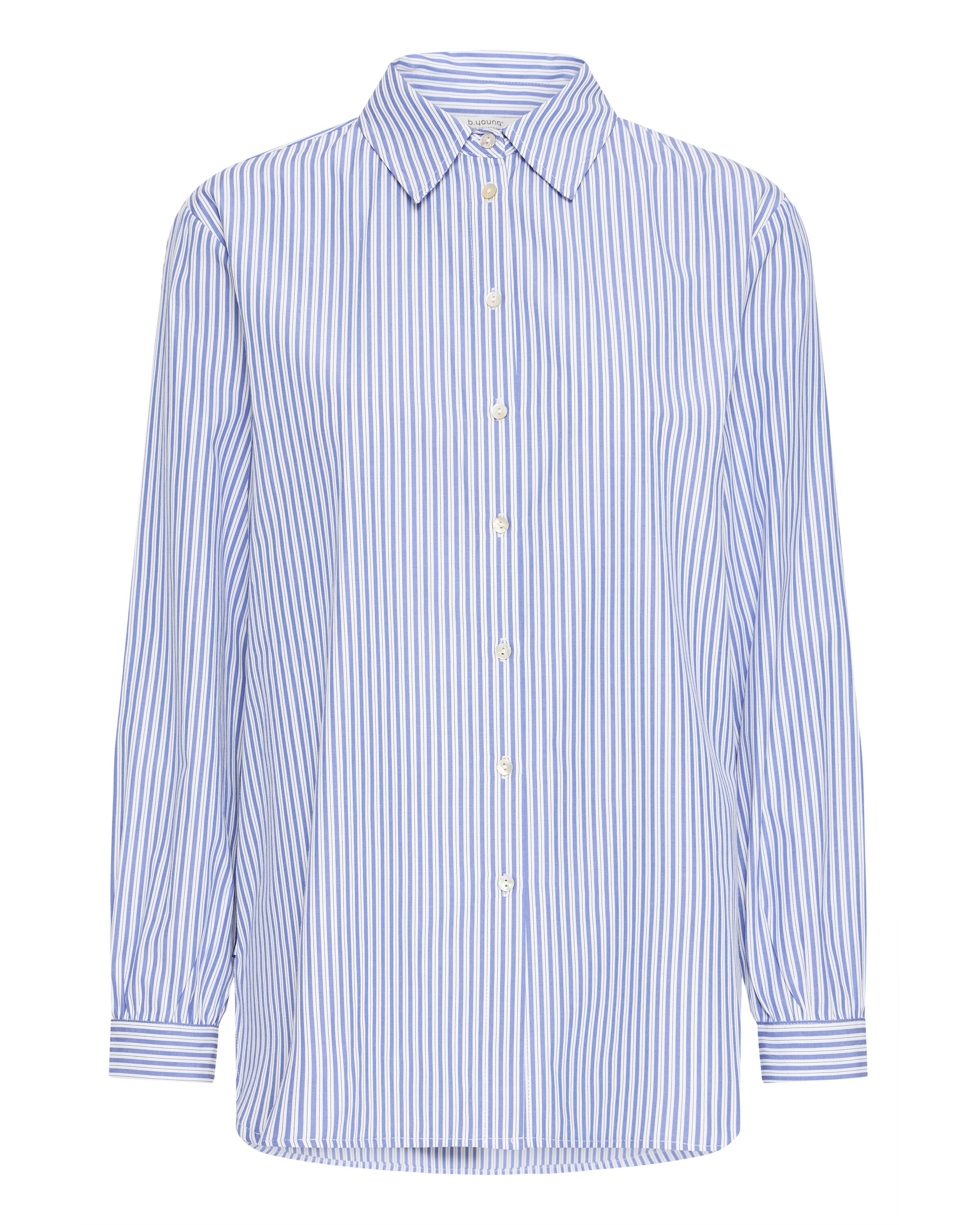 b.young Blouse 'BYHanio' in de kleur Navy / Lichtblauw / Wit, Productweergave