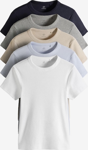T-shirt The Set en beige : devant