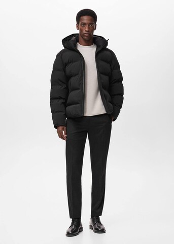 MANGO MAN Winter Jacket 'Coli' in Black