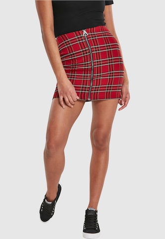 Urban Classics Skirt in Red: front