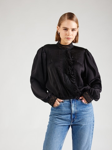Chemisier Twinset en noir : devant