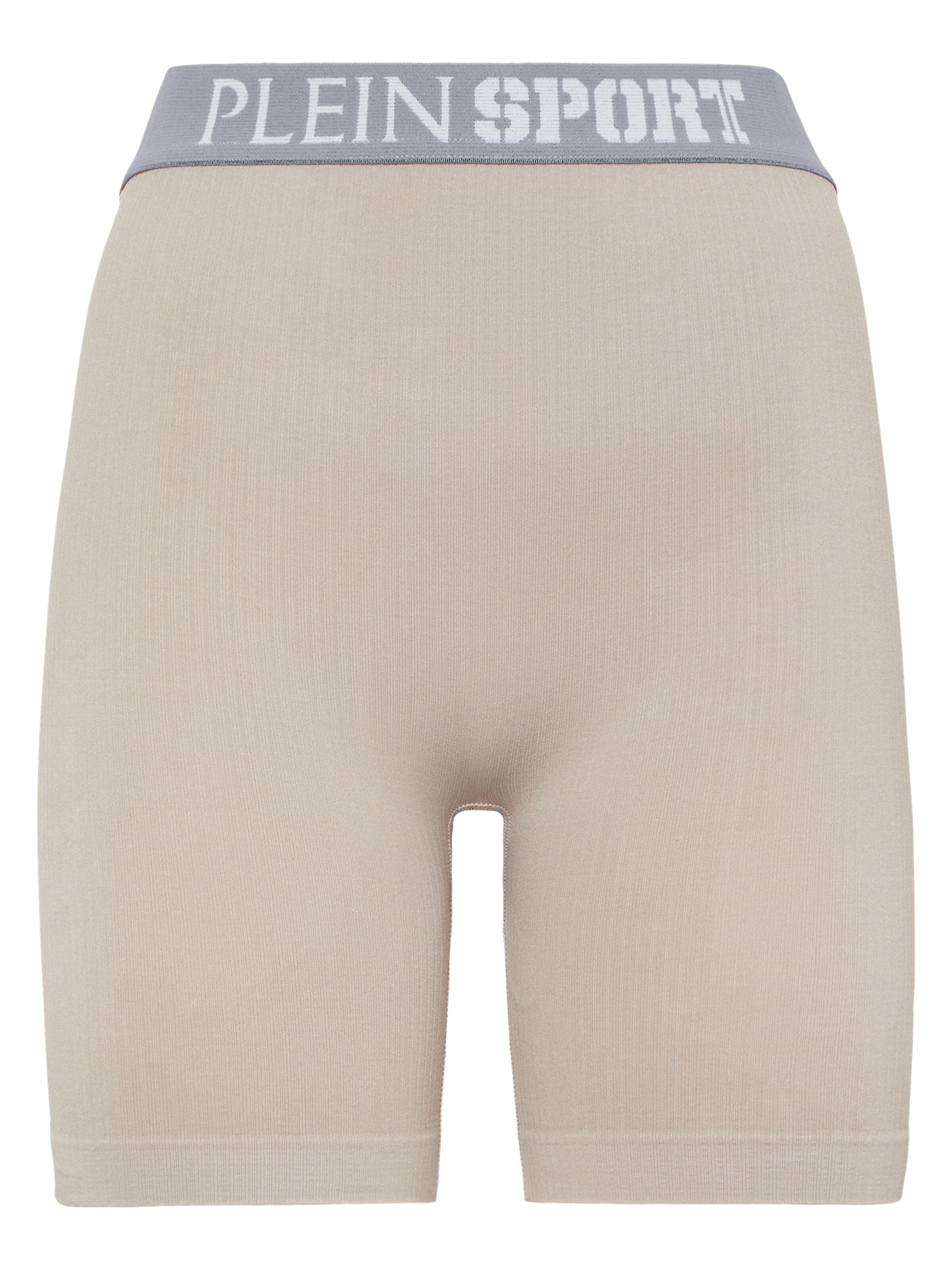 Plein Sport - Skinny Calças de desporto em cinzento: frente