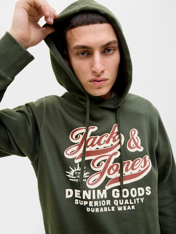 JACK & JONES Sweatshirt in Groen