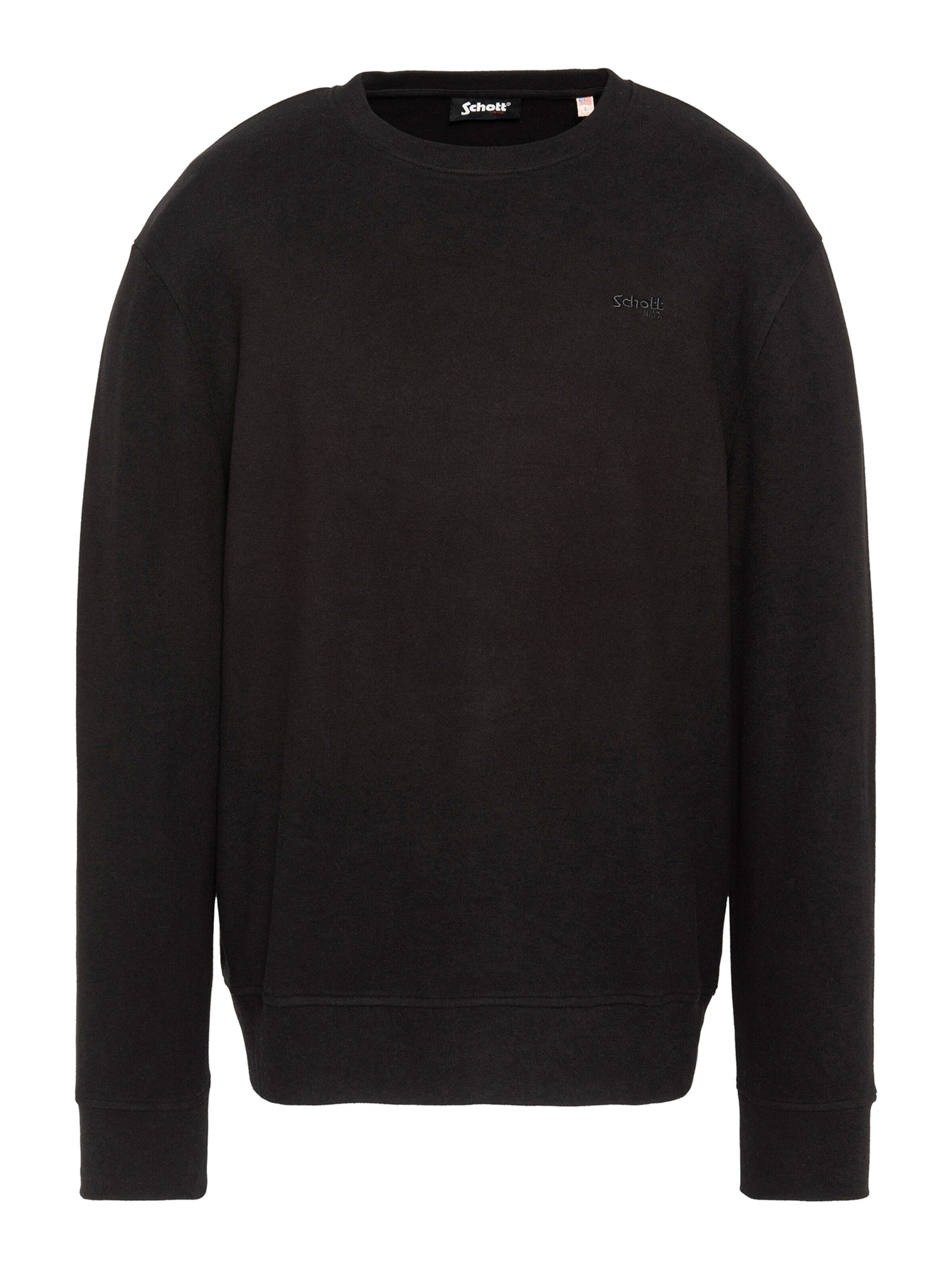 Schott NYC Sweater in Black: front