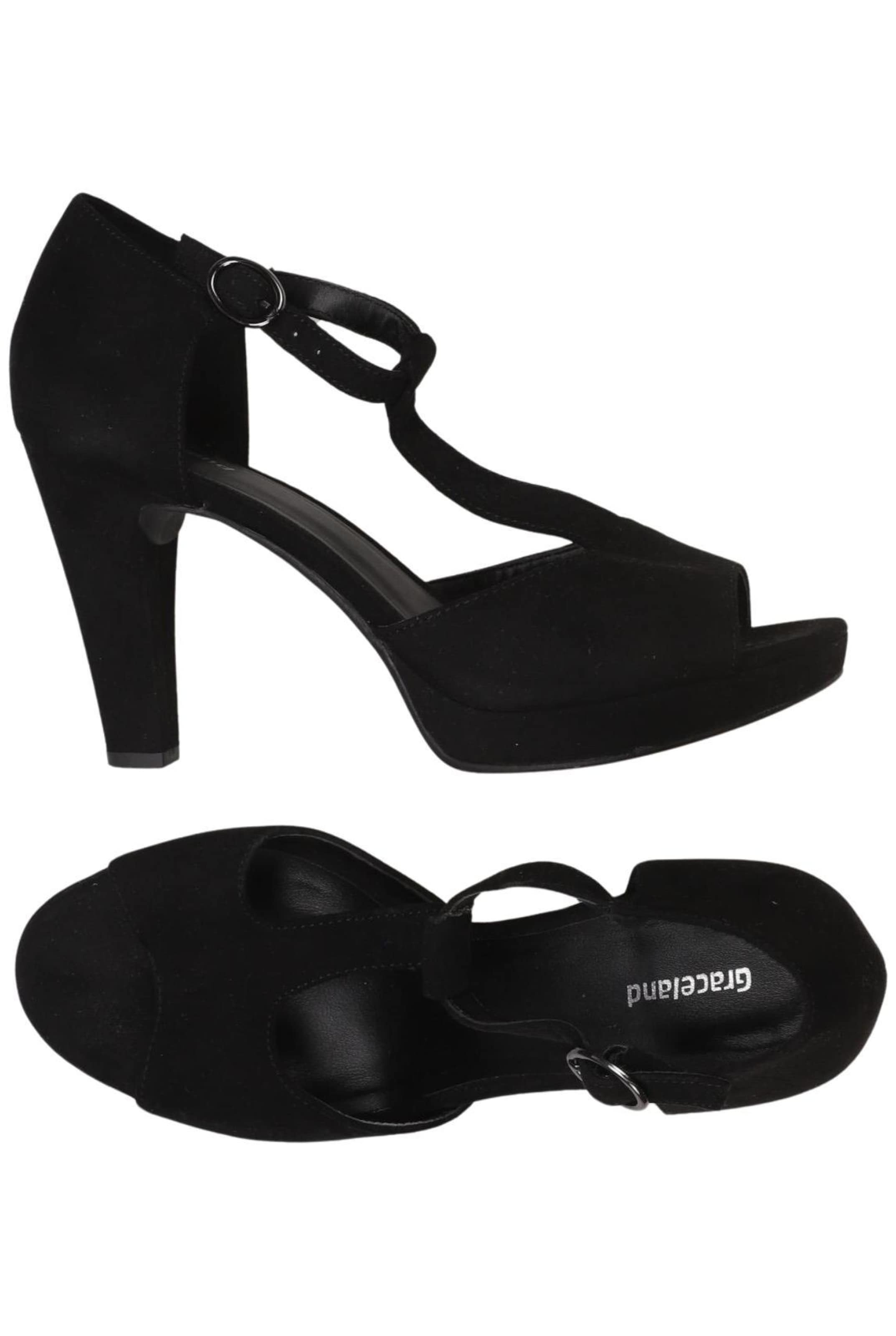 Graceland Sandals & High-Heeled Sandals in 39 in Black: front