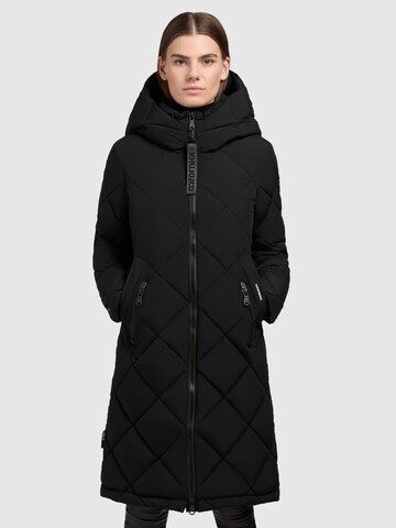 khujo - Sobretudo de inverno ' ANTE ' em preto: frente