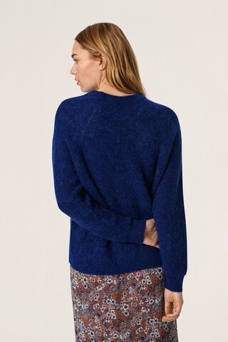 SOAKED IN LUXURY Pullover 'Tuesday' i blå