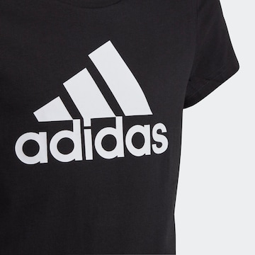 ADIDAS SPORTSWEAR Toiminnallinen paita 'Essentials Big Logo ' värissä musta