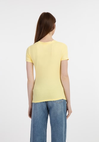 geltona MYMO Marškinėliai