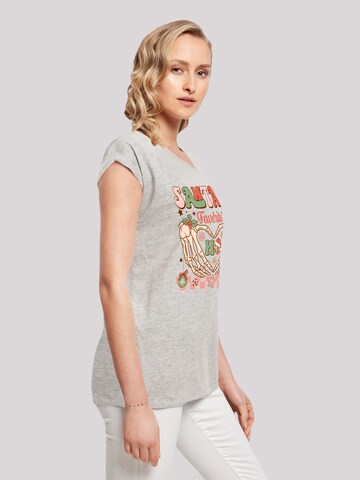T-shirt 'Santas favorite Ho Ho Ho Christmas' F4NT4STIC en gris