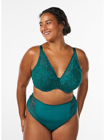 Devoted by Zizzi Бюстгальтер-минимайзер Бюстгальтер 'Lmerle' в Зеленый