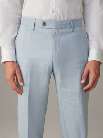 Coupe slim Pantalon à plis 'Till' STRELLSON en bleu