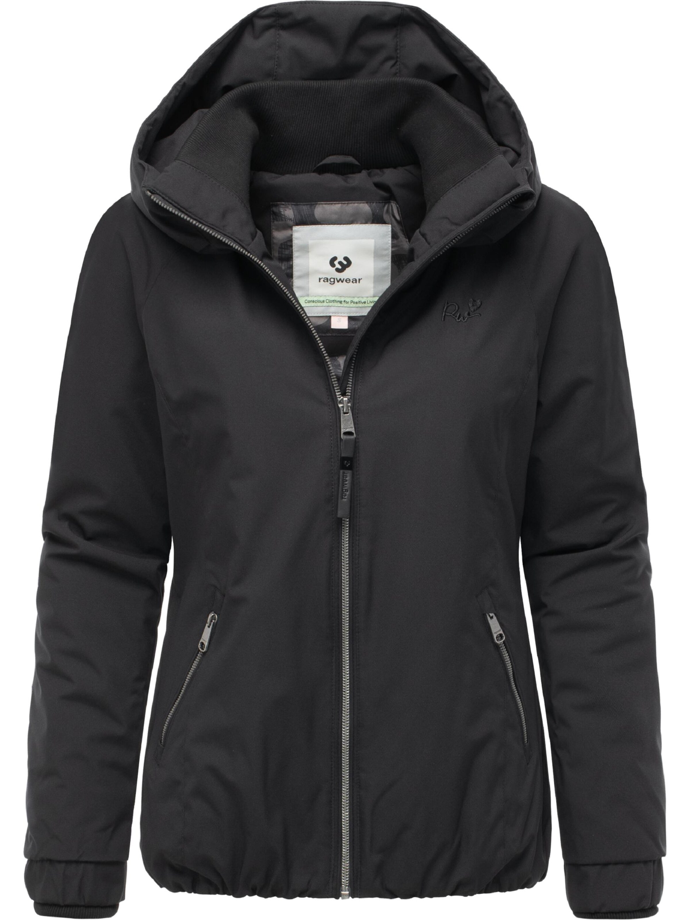 Ragwear Winterjacke 'Dizzie Warm II' in Schwarz