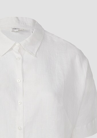 Chemisier s.Oliver en blanc
