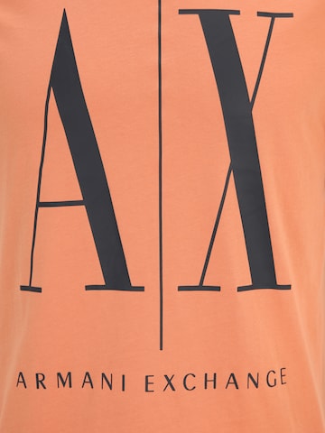 ARMANI EXCHANGE Regularny krój Koszulka '8NZTPA' w kolorze pomarańczowy