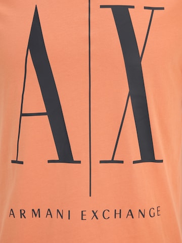 ARMANI EXCHANGE Regular Fit T-Shirt '8NZTPA' in Orange