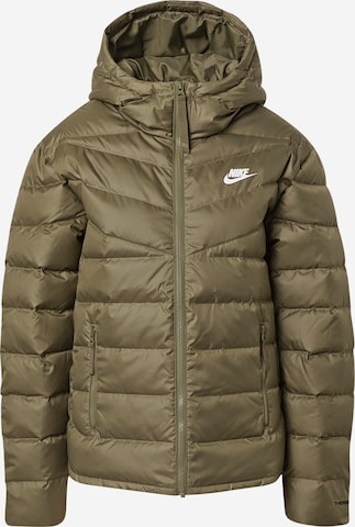 Nike Sportswear - Casaco de inverno em verde: frente