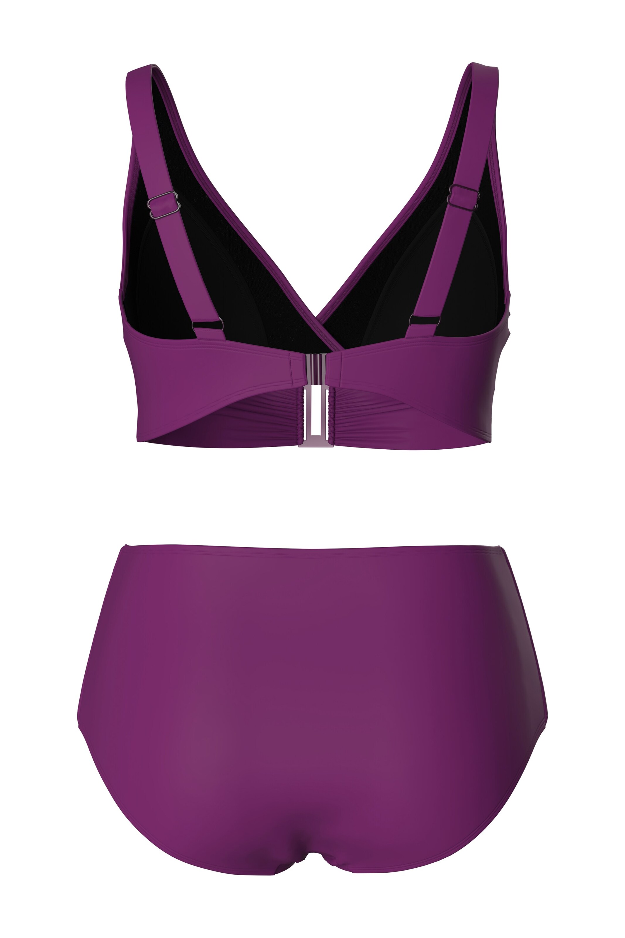 Ulla Popken Triangel Bikini in Lila