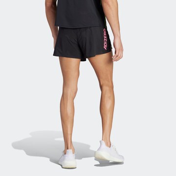 Slimfit Pantaloni sport 'Adizero Split' de la ADIDAS PERFORMANCE pe negru