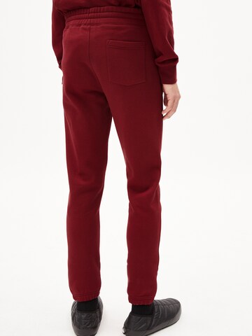 ARMEDANGELS Tapered Pants 'AADAN' in Red